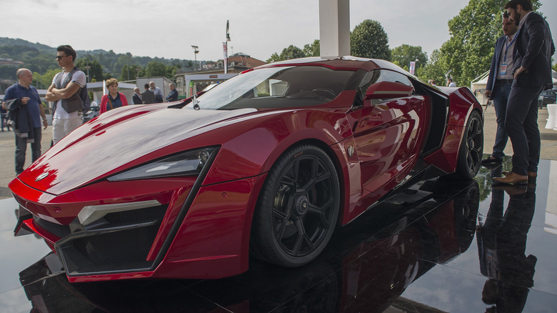 W Motors Lykan HyperSport on display
