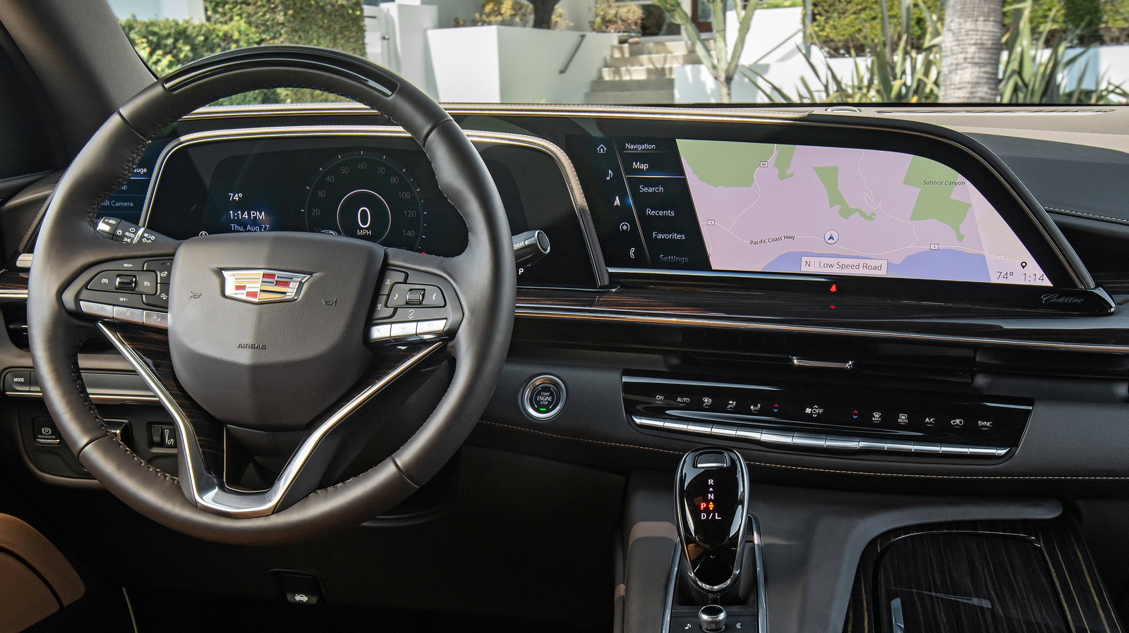 The 2023 Cadillac Escalade Interior Combines Gauges And Infotainment Into One Stunning OLED Dashboard – SlashGear