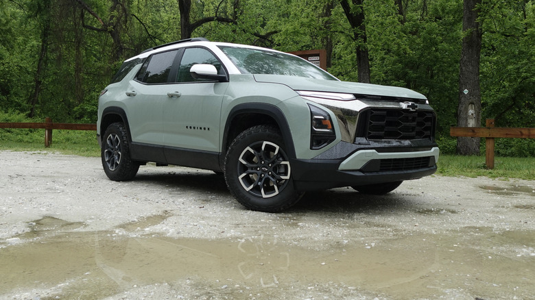 2025 Chevy Equinox in sand parking lot