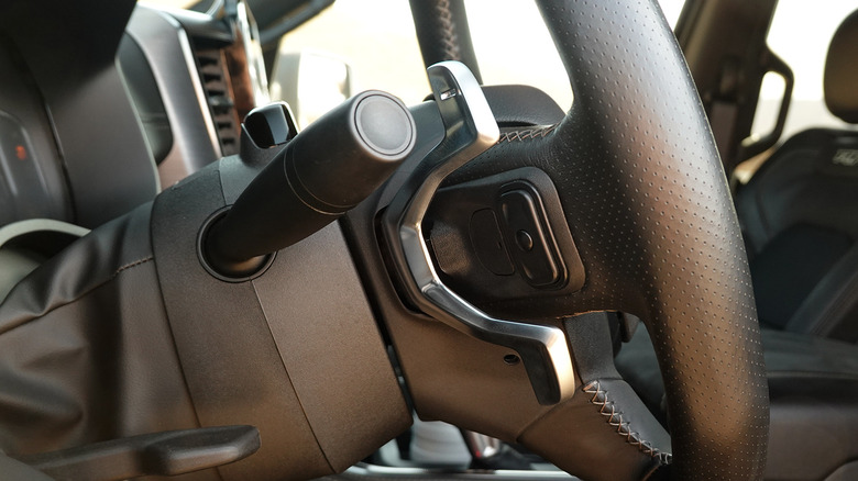 2025 Ram 1500 RHO paddle shifter design