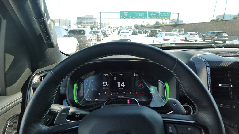 2025 Ram 1500 RHO self driving activated