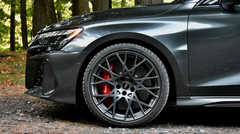2025 Audi RS3 front wheel.