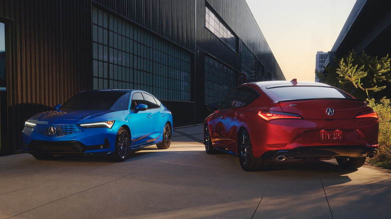 2026 Acura Integra front and rear view