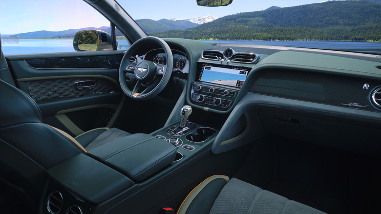 2026 Bentayga Speed front cabin
