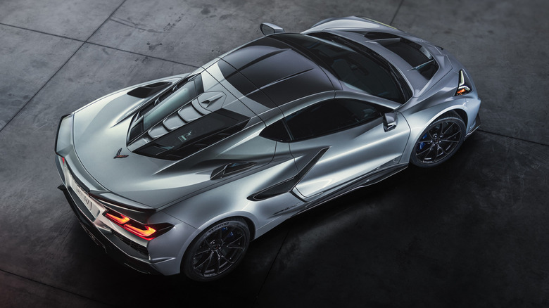 Top down view of 2026 Corvette ZR1X