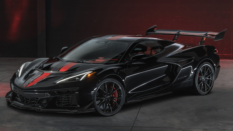 2026 Chevy Corvette ZR1X parked front quarter view