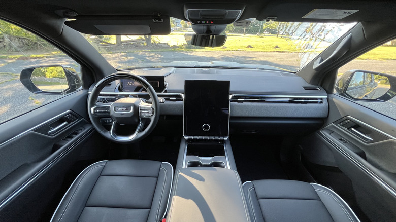 GMC Sierra EV interior
