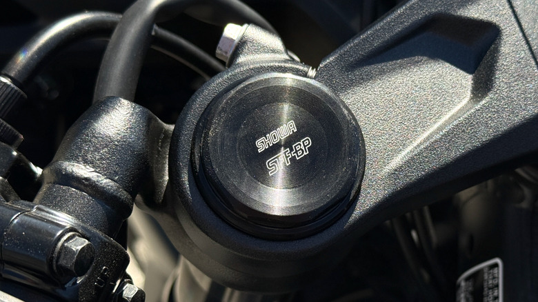 2026 Honda CBR650R front Showa suspension