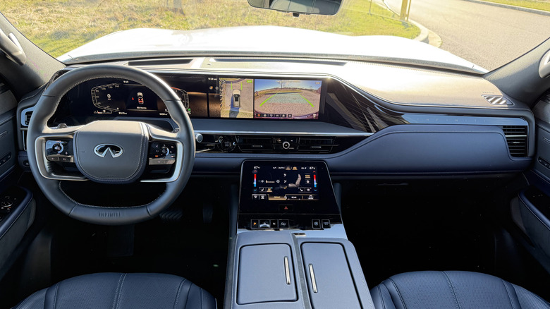 QX80 interior