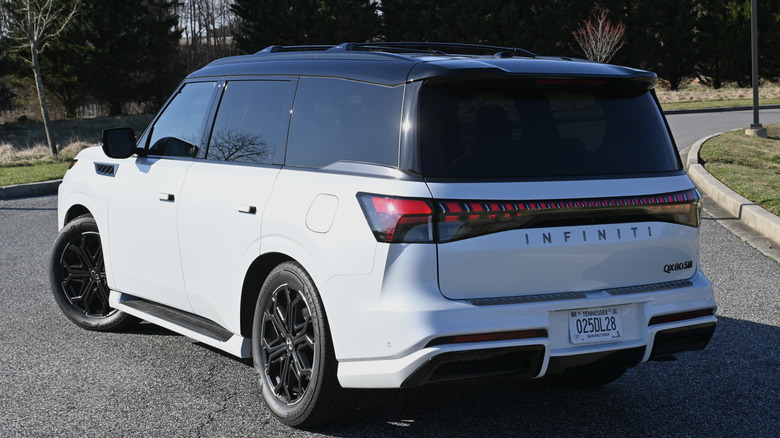 2026 Infiniti QX80 rear view
