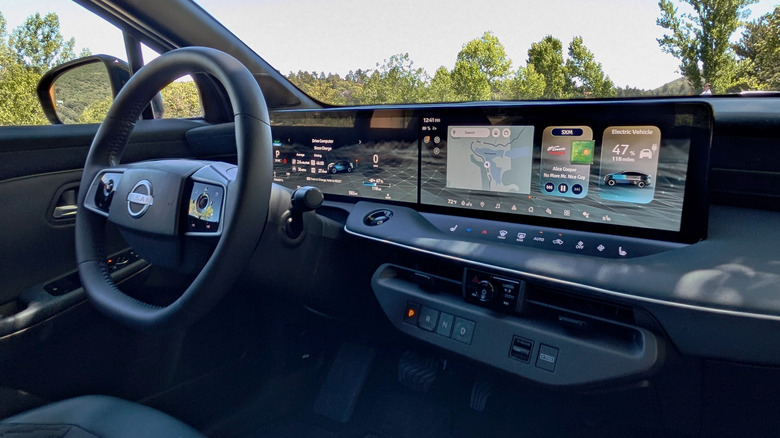 2026 Nissan Leaf dashboard.