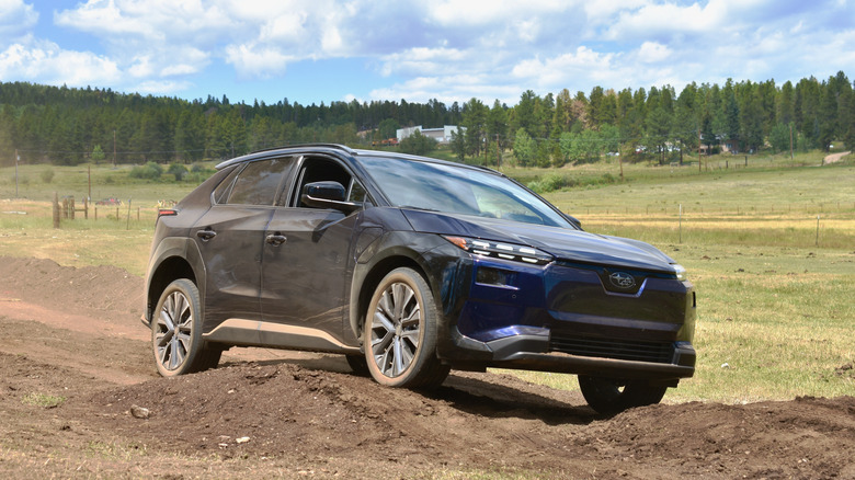 2026 Subaru Solterra off-roading.