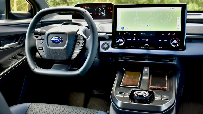 2026 Subaru Solterra interior.
