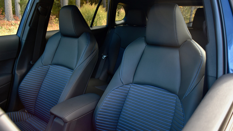 2026 Toyota Corolla Cross Hybrid front seats.