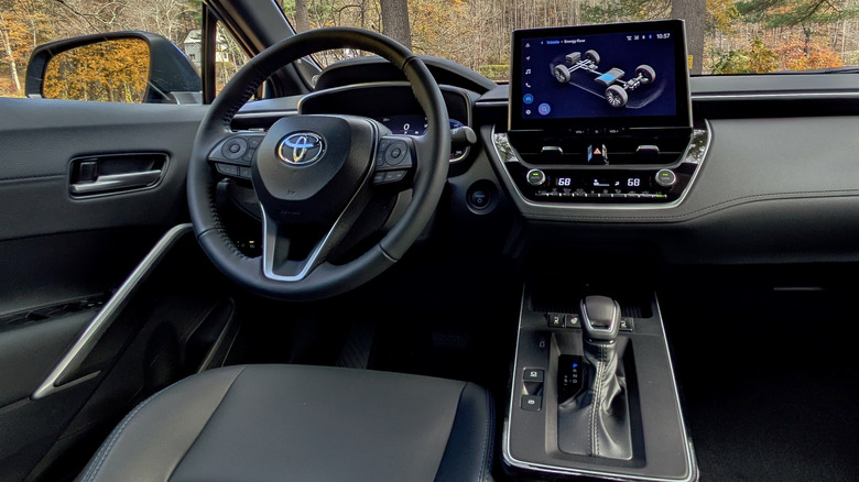 2026 Toyota Corolla Cross Hybrid dashboard.