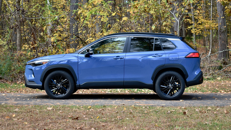 2026 Toyota Corolla Cross Hybrid profile view.