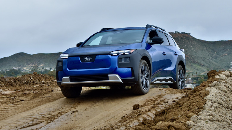 2026 Subaru Trailseeker front quarter view.