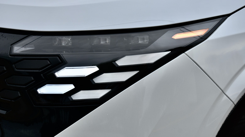 2027 Nissan Rogue Hybrid headlight.