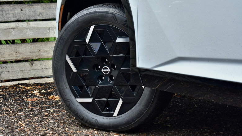 2027 Nissan Rogue Hybrid wheel.