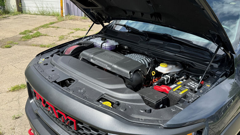 2027 Ram TRX SRT engine bay
