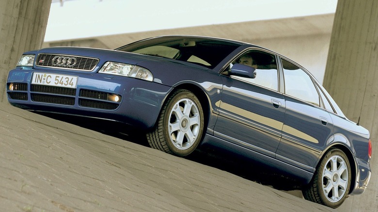 1998 Audi S4 in blue