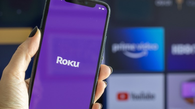 Roku app on a phone