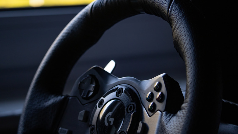 Picture of logitech racing wheel