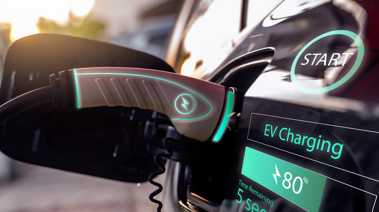 EV charger car concept artwork