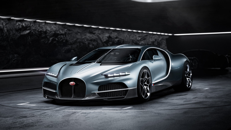 Bugatti Tourbillon in dark room