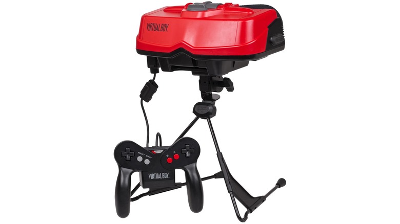 The Nintendo Virtual Boy and its controller
