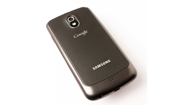 The top of a Galaxy Nexus