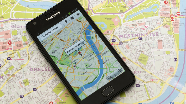 The Super AMOLED Plus display on the Samsung Galaxy S II