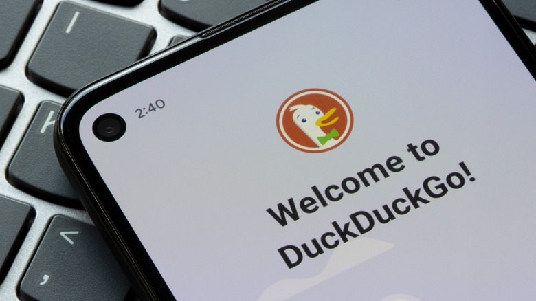 DuckDuckGo browser Android smartphone