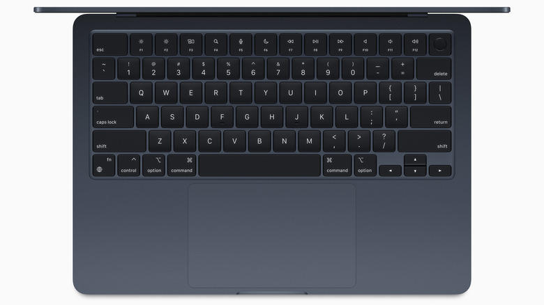 2022 MacBook Air keyboard