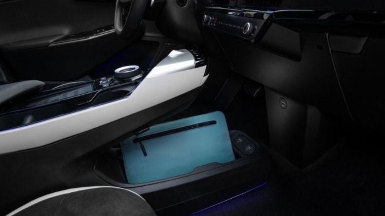 kia EV6 front storage space