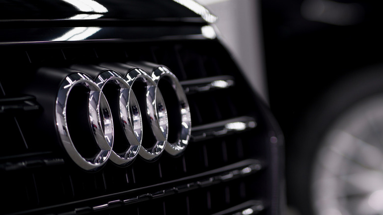 Audi Symbol on car 