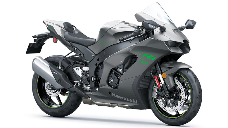 Kawasaki Ninja ZX-10RR Motorcycle in matte black