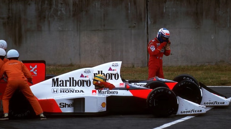 MP4/4s in line