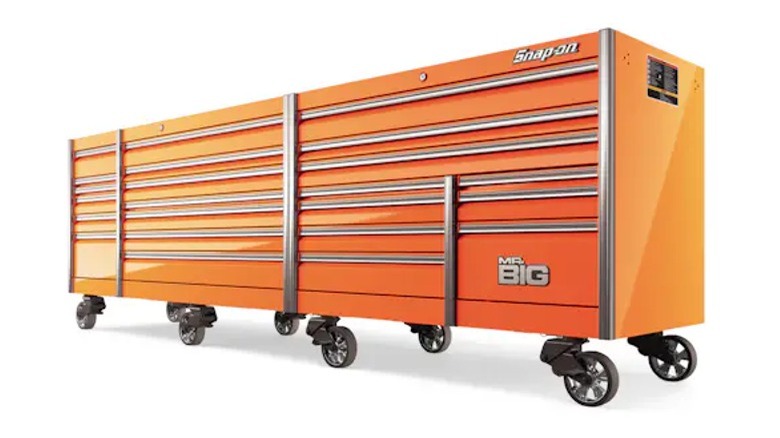 Snap-on 144-inch 23-Drawer Four-Bank EPIQ Series Roll Cab with SpeedDrawer