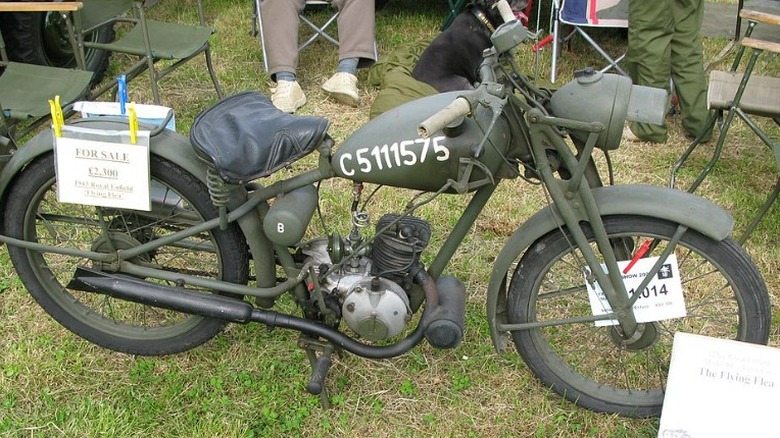 a Royal Enfield WD/RE