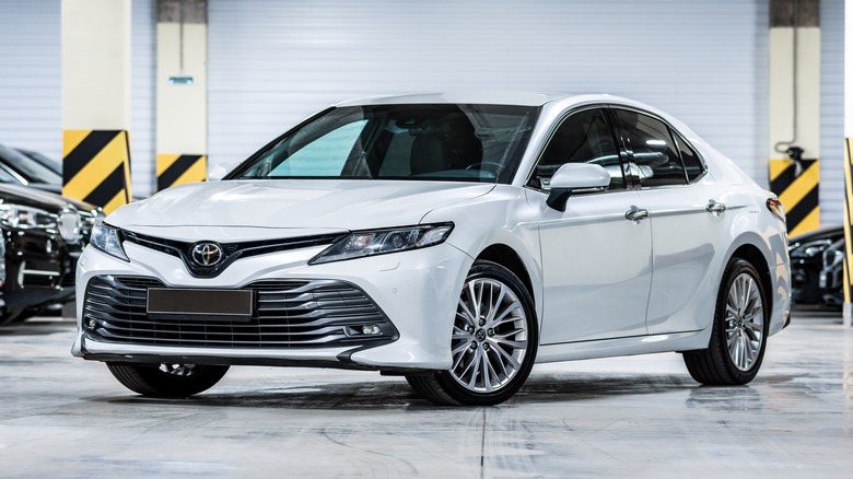 white toyota camry