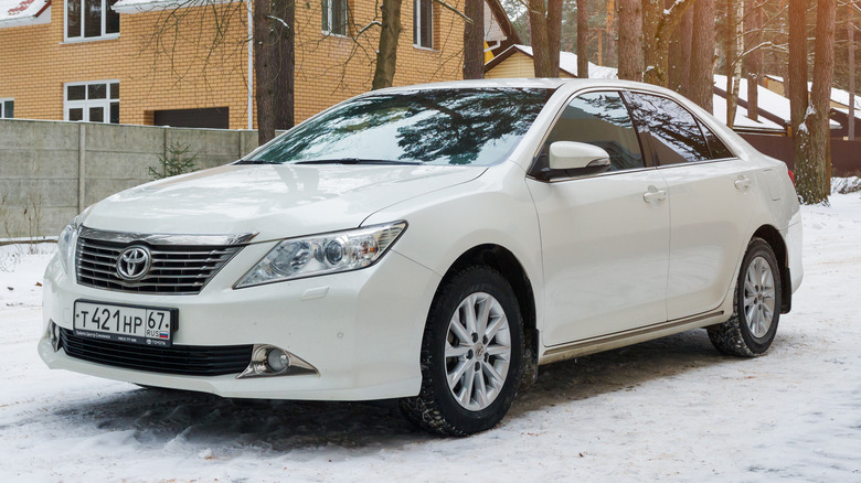 white toyota camry