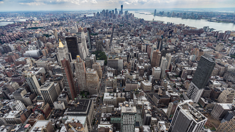 Lower Manhattan, New York City, photographed from the Empire State Building