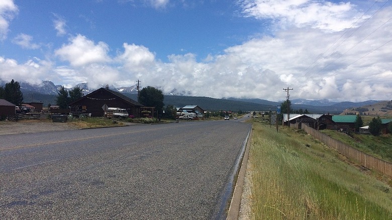 The town of Stanley, Idaho