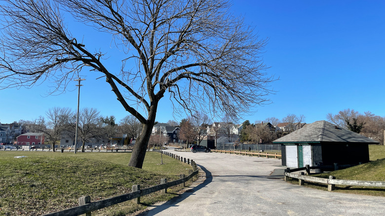 Gano Park in winter, Providence Rhode Island