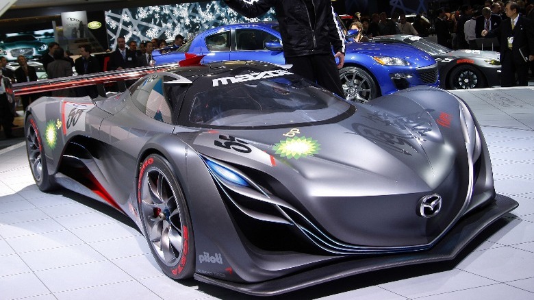 Mazda Furai at an auto show