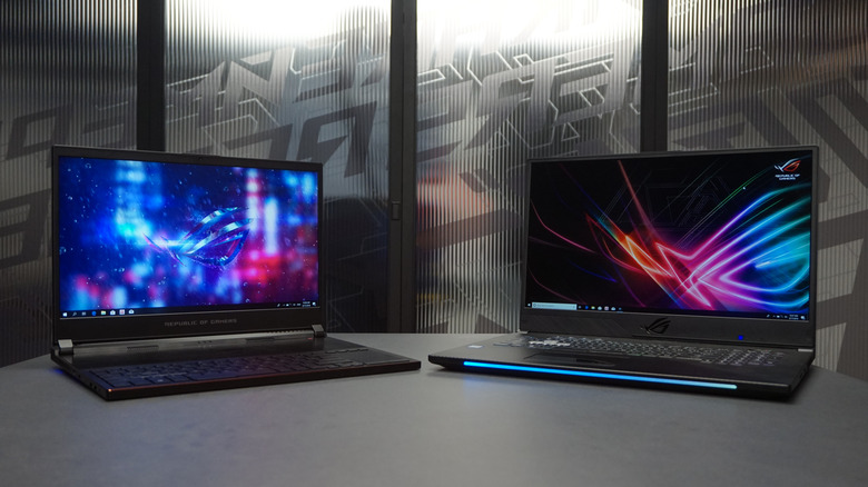 Two ASUS laptops