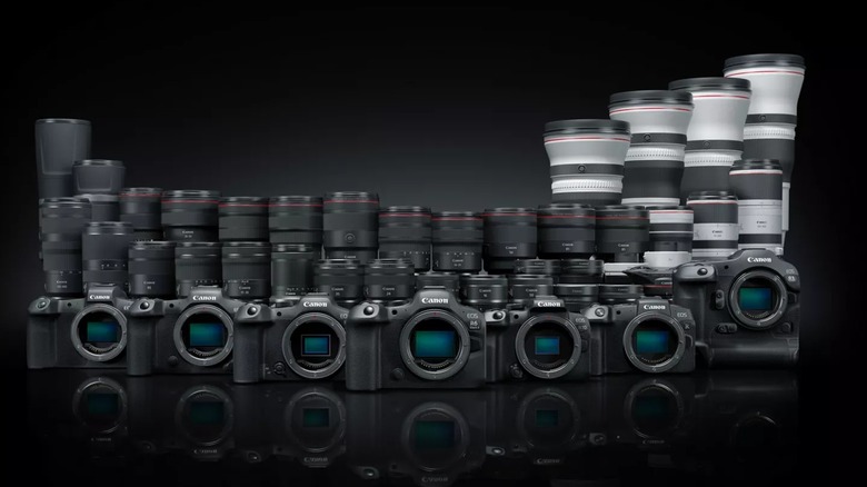Canon's mirrorless camera and lens lineup
