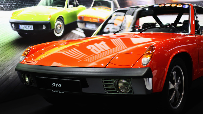 Porsche 914 on display