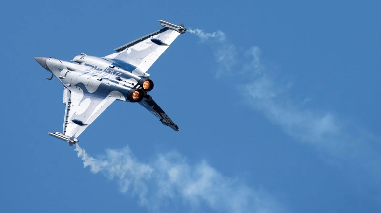 The Dassault Rafale in flight